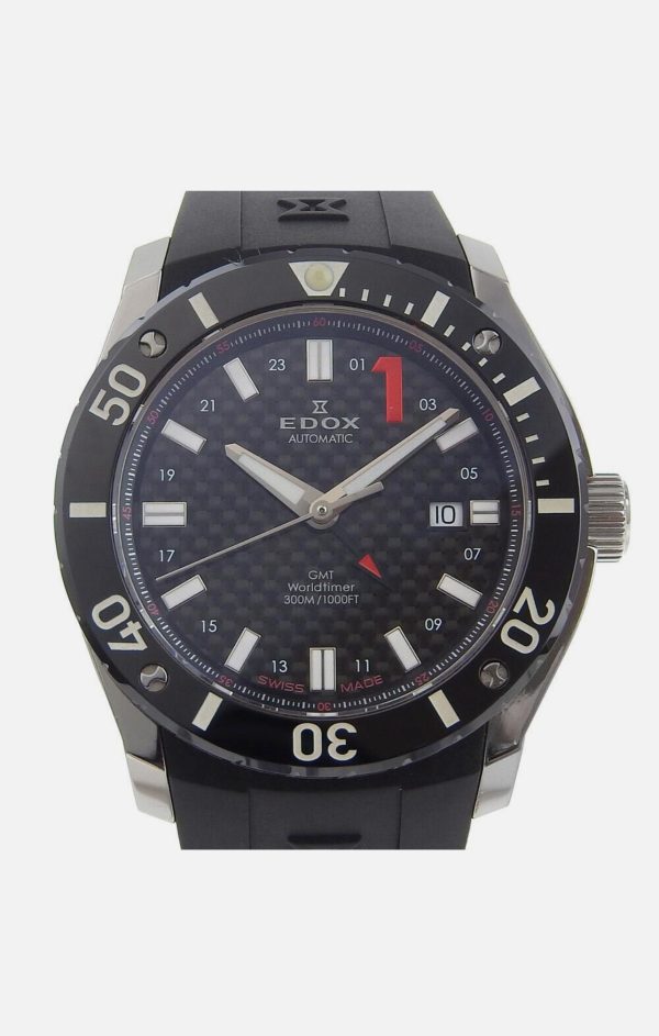 Edox Class 1 Worldtimer GMT Automatic 93005 3 NIN Watch